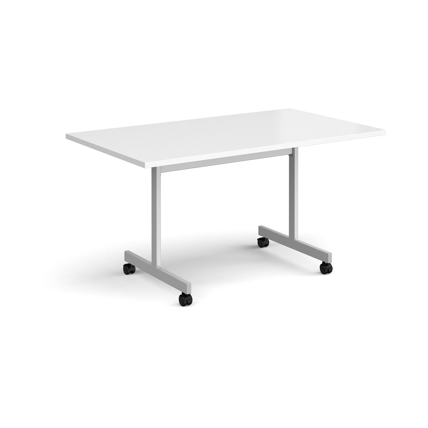 Rectangular fliptop meeting table