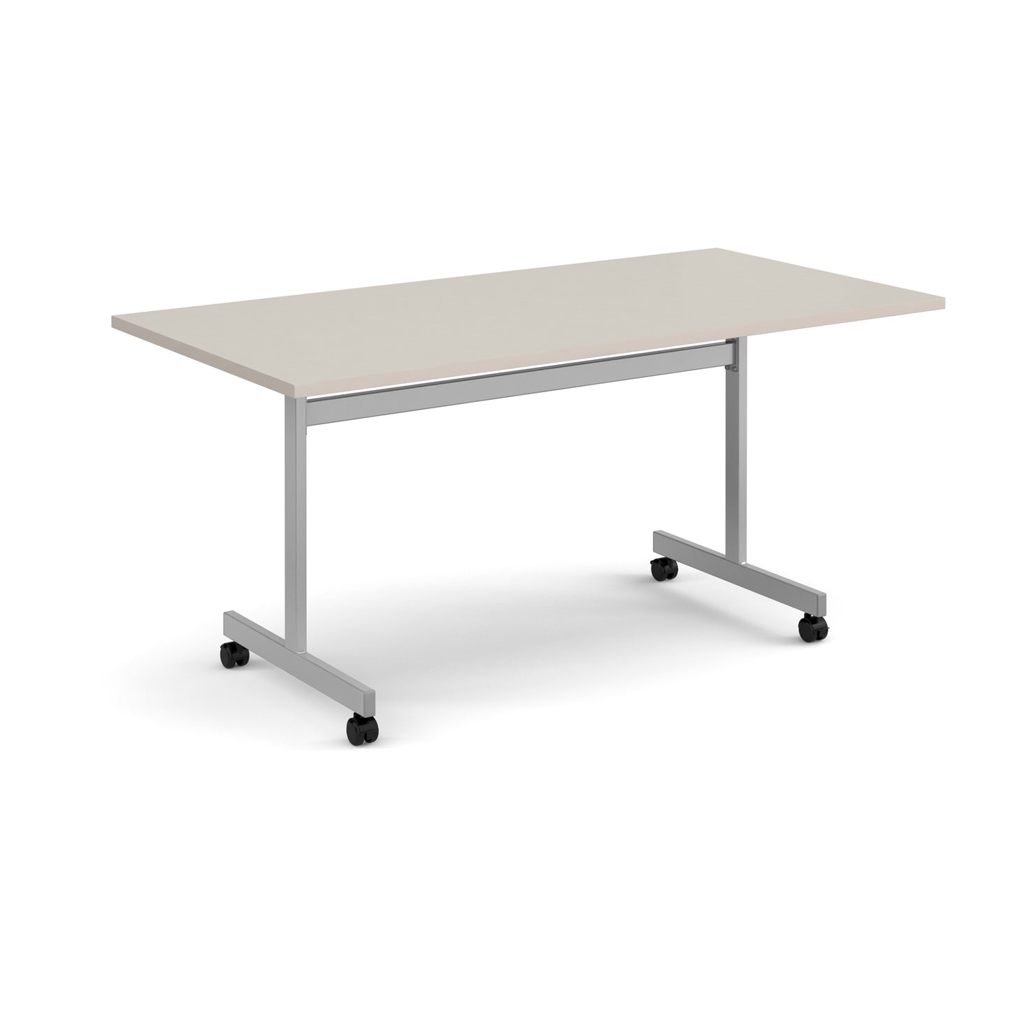 Rectangular flip top meeting table - FLP16-S-LG