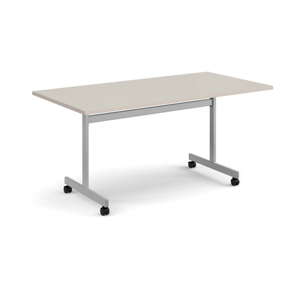 Rectangular flip top meeting table - FLP16-S-LG