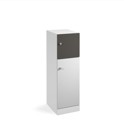 Flux 1300mm high lockers - FLS13-2L-CL
