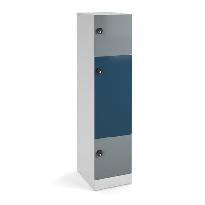 Flux 1700mm high lockers - FLS17-3M-ML