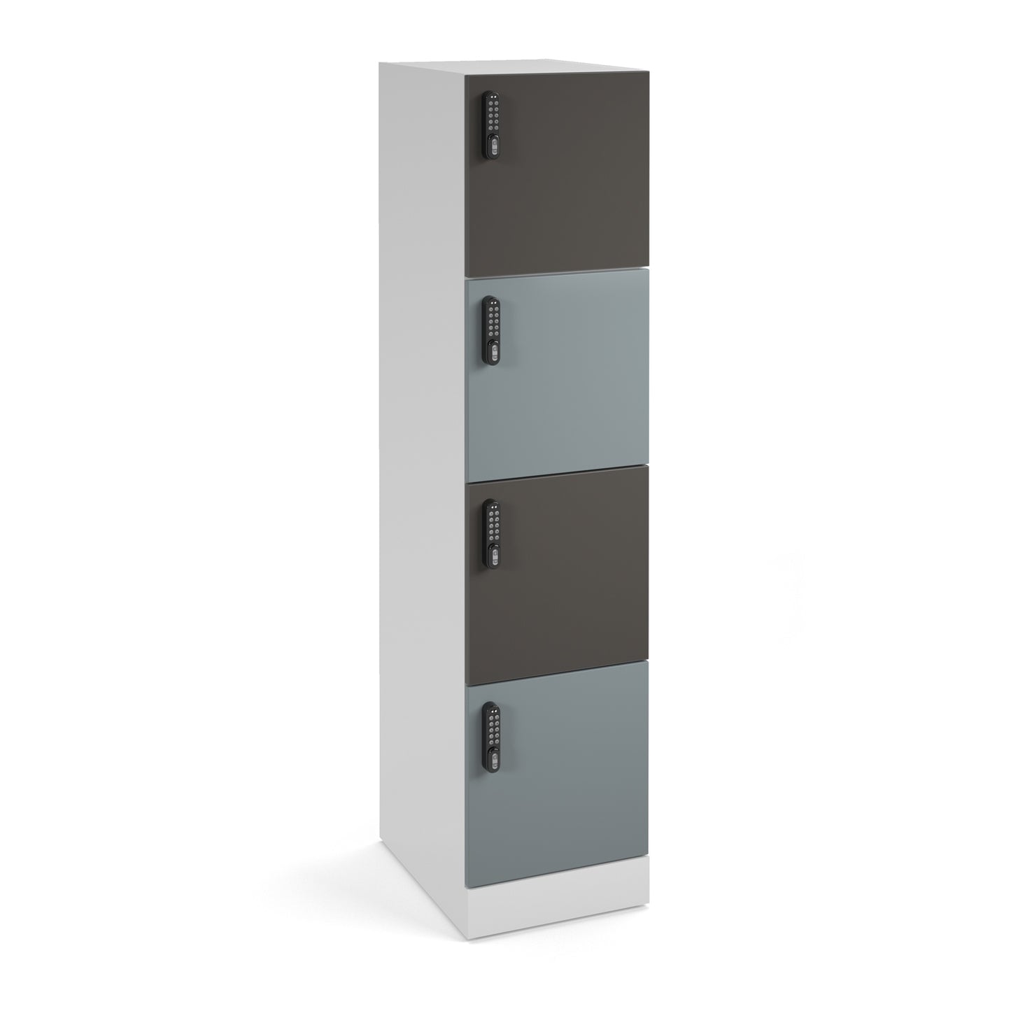 Flux 1700mm high lockers - FLS17-4D-DL