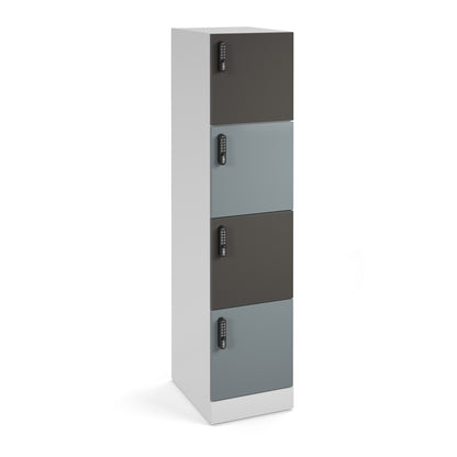 Flux 1700mm high lockers - FLS17-4D-DL