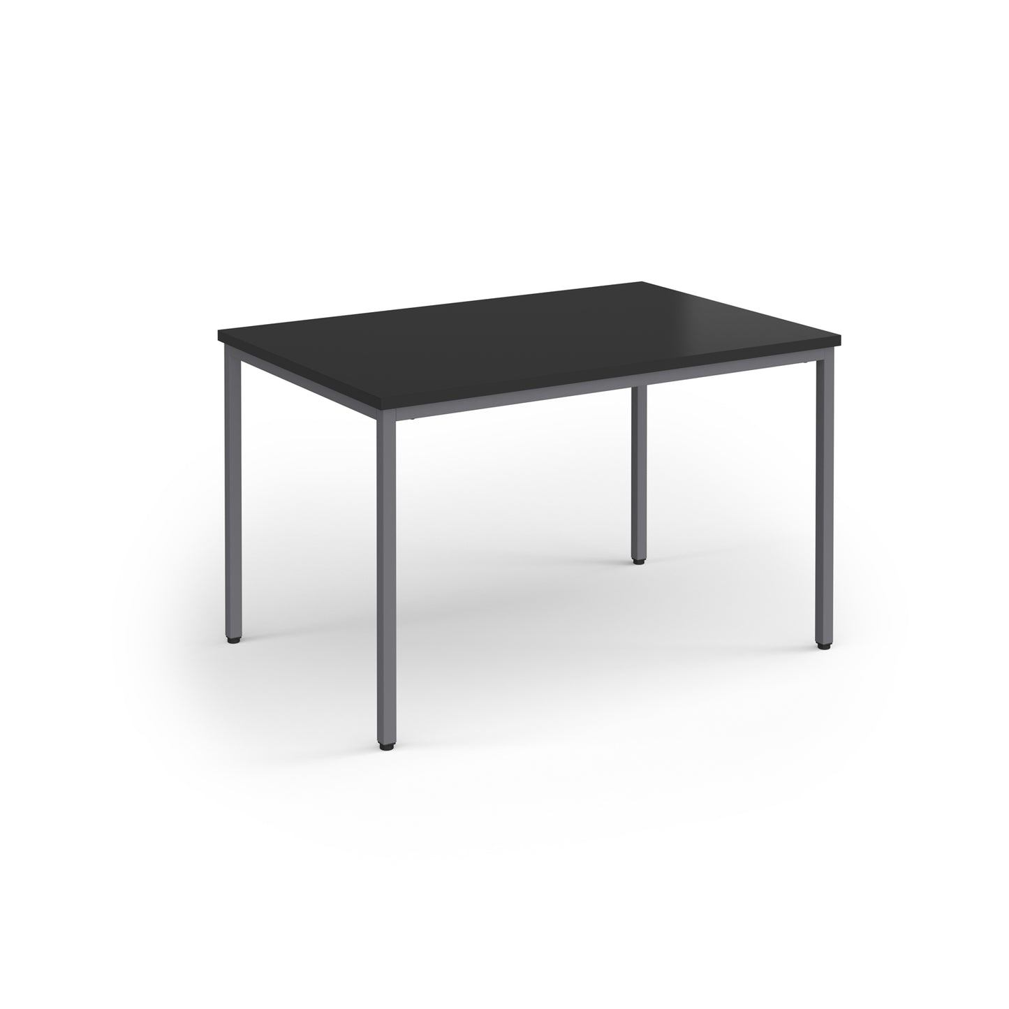 Flexi 25 rectangular meeting table - FLT1200-G-BK
