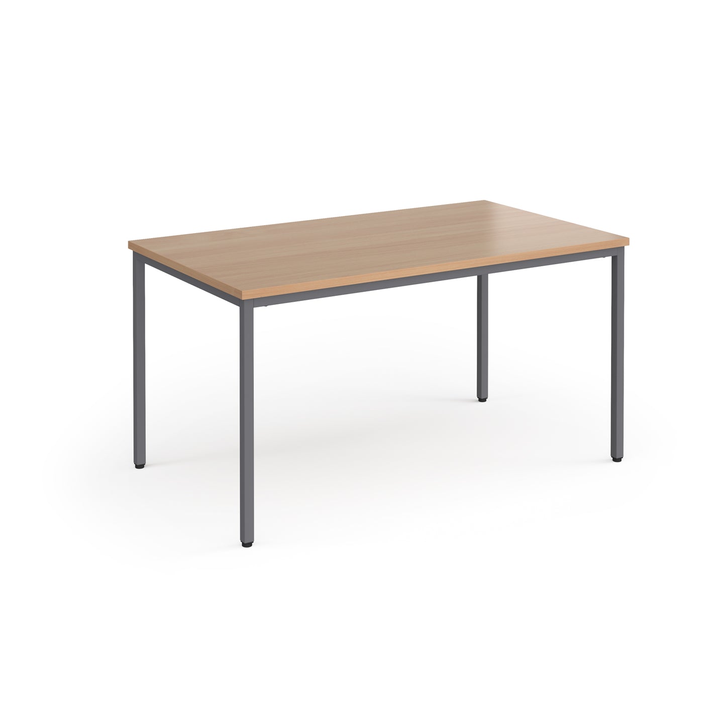 Flexi 25 rectangular meeting table - FLT1400-G-B