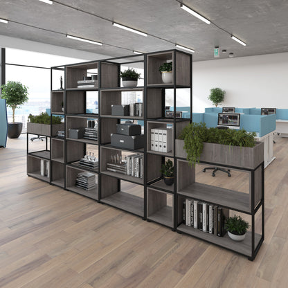 Flux modular storage cubby double shelf
