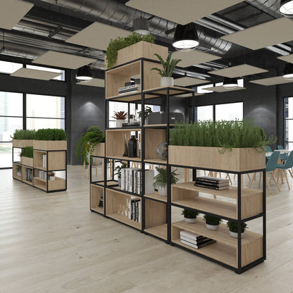 Flux modular storage planter box