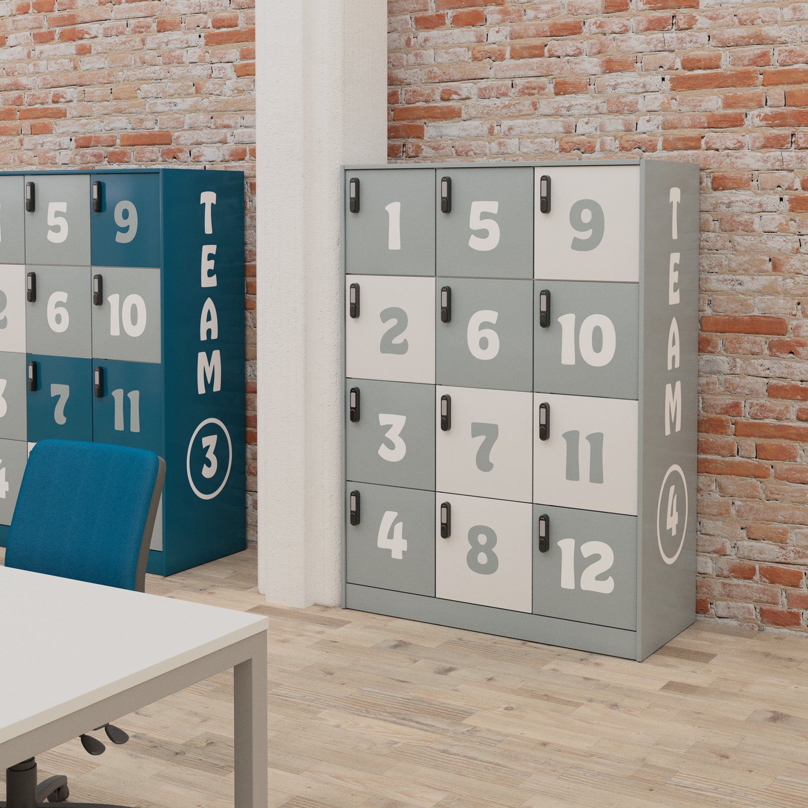 Flux 1700mm high lockers