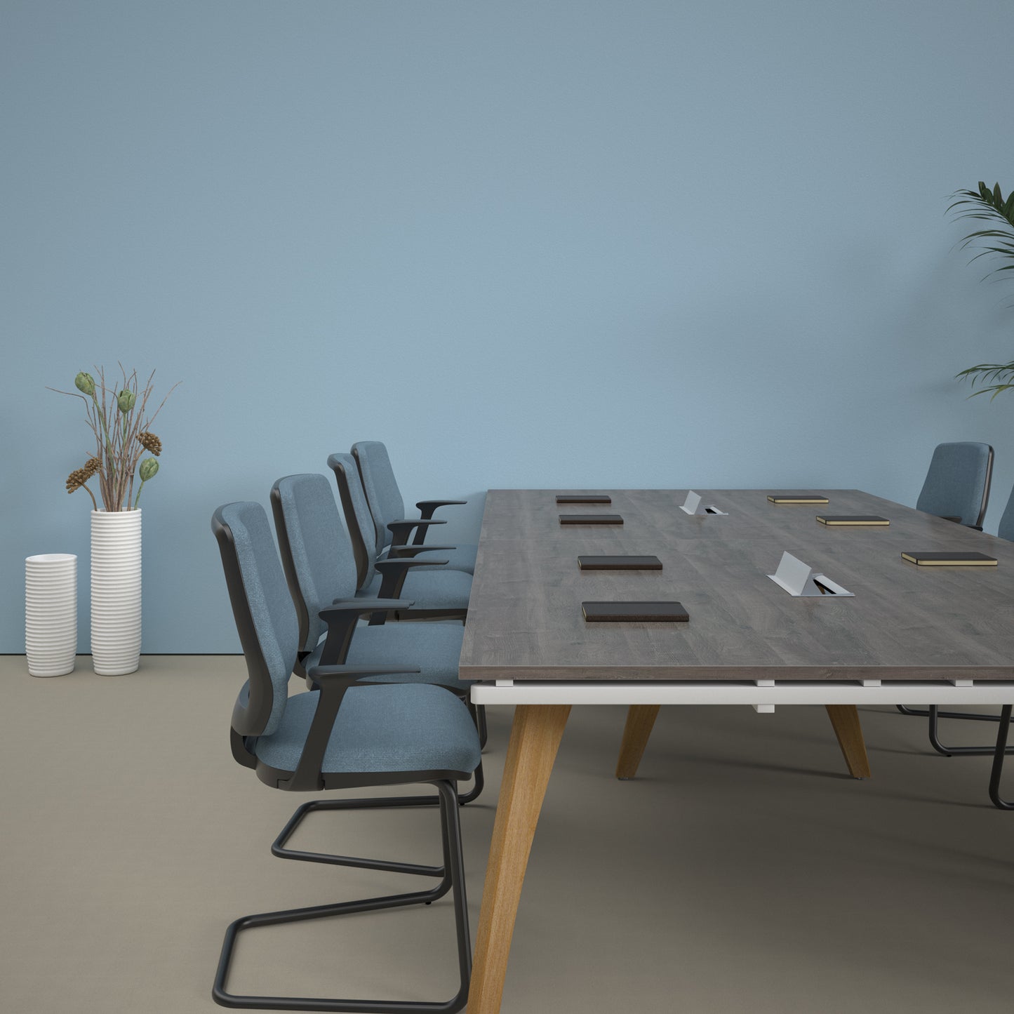Fuze square boardroom table