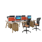 Fuze single desk 800mm deep