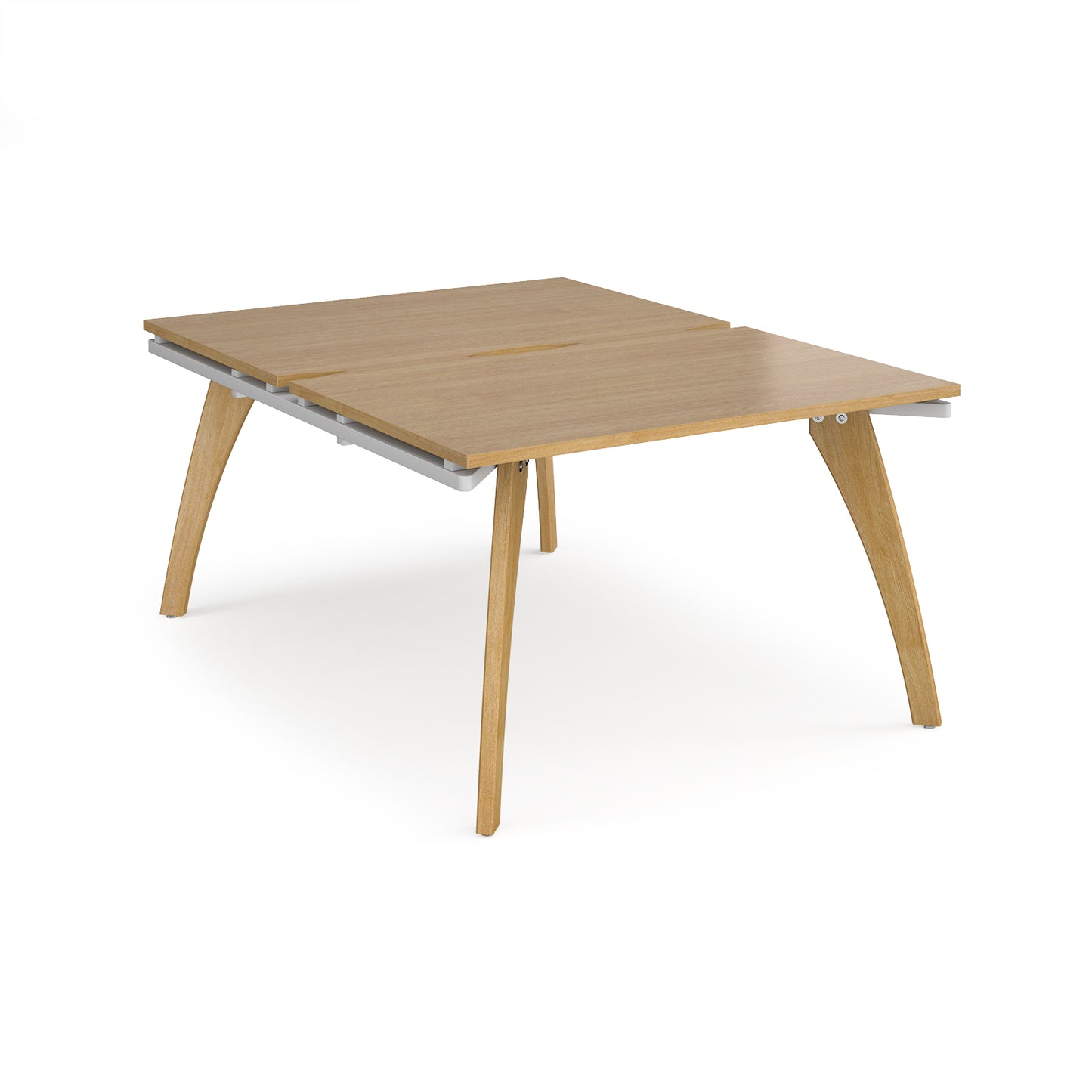 Fuze back to back desks 1600mm deep - FZ1216-WH-O