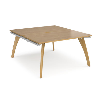 Fuze back to back desks 1600mm deep - FZ1416-WH-O