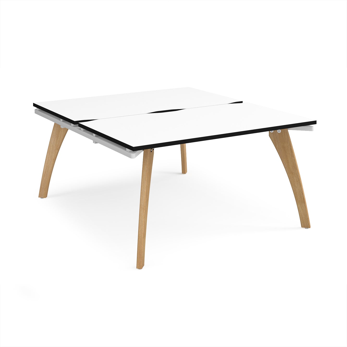 Fuze back to back desks 1600mm deep - FZ1416-WH-WK