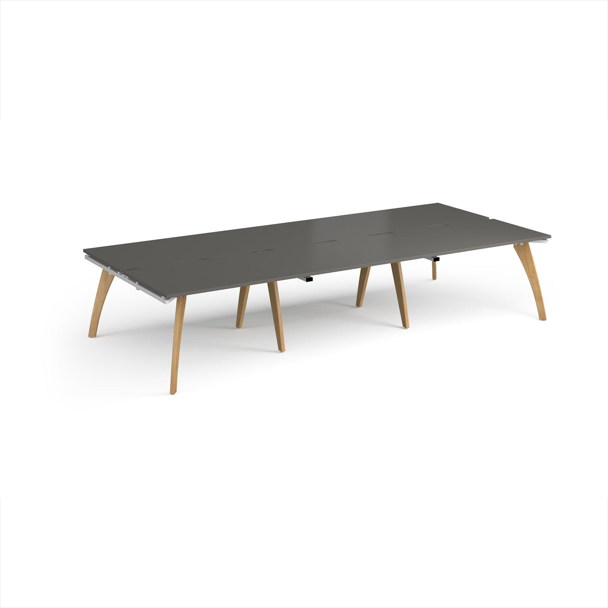 Fuze triple back to back desks 1600mm deep