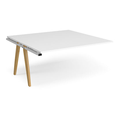 Fuze boardroom table add on unit - FZBT1616-AB-WH-WH