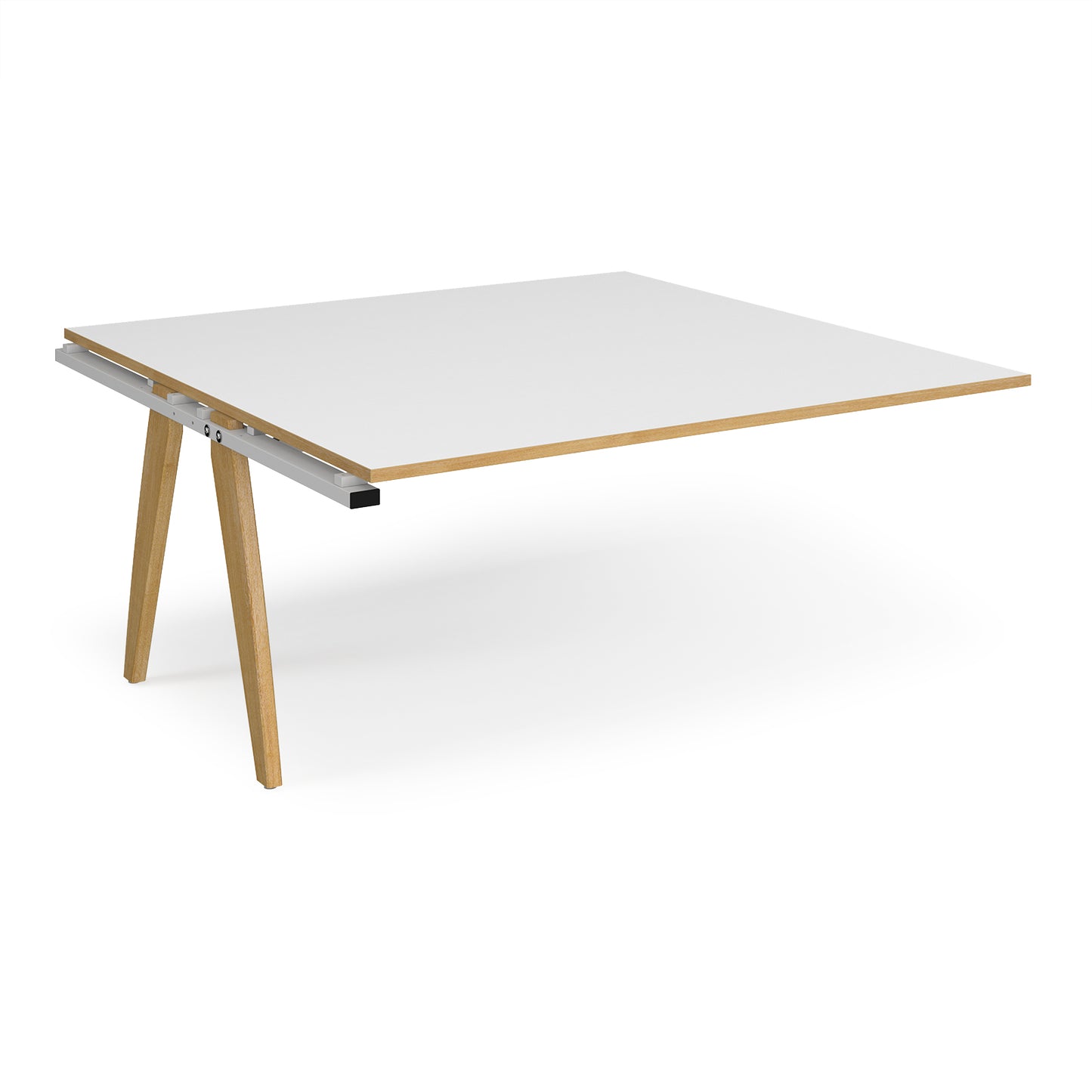 Fuze boardroom table add on unit - FZBT1616-AB-WH-WO
