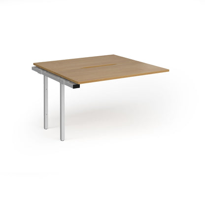 Connex Plus Goal Post back to back add on desks 1200mm deep - GCO1212-AB-S-O