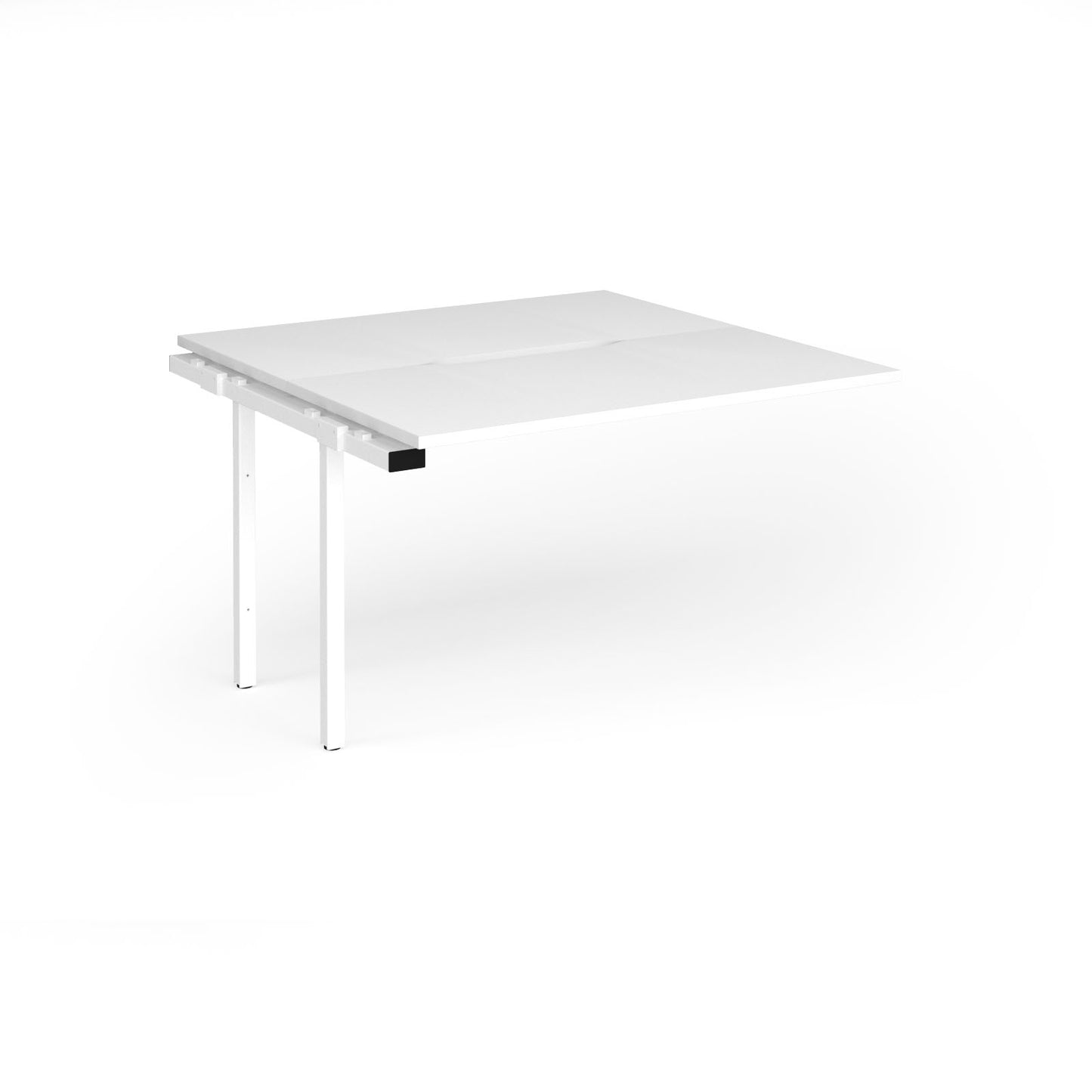 Connex Plus Goal Post back to back add on desks 1200mm deep - GCO1212-AB-WH-WH