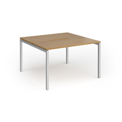 Connex Plus Goal Post back to back desks 1200mm deep - GCO1212-S-O