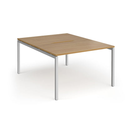 Connex Plus Goal Post back to back desks 1600mm deep - GCO1216-S-O
