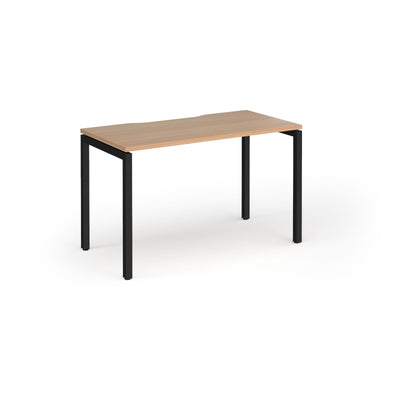 Connex Plus Goal Post Single Desk 600mm deep - GCO126-K-B