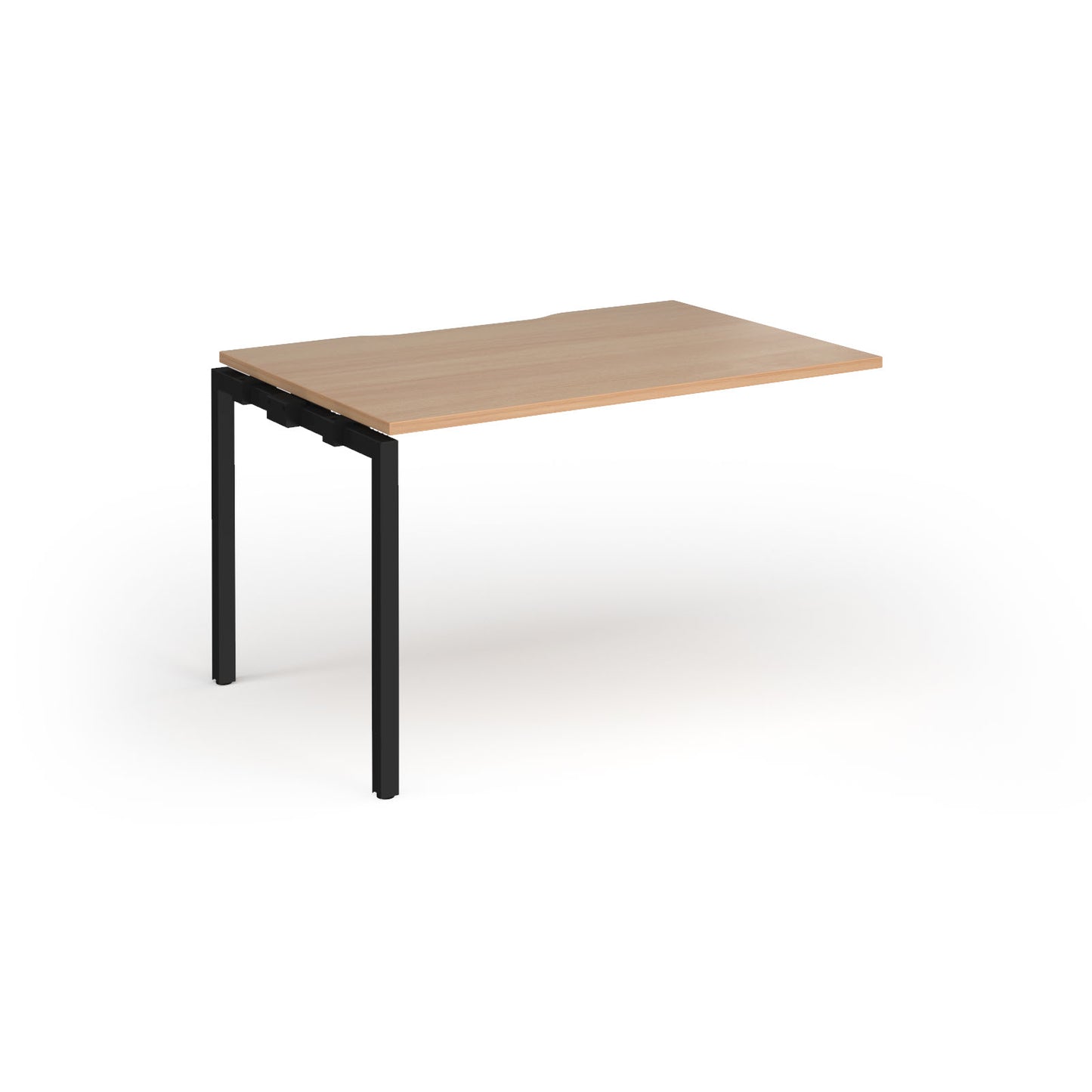 Connex Plus Goal Post Single Desk Add On 800mm deep - GCO128-AB-K-B