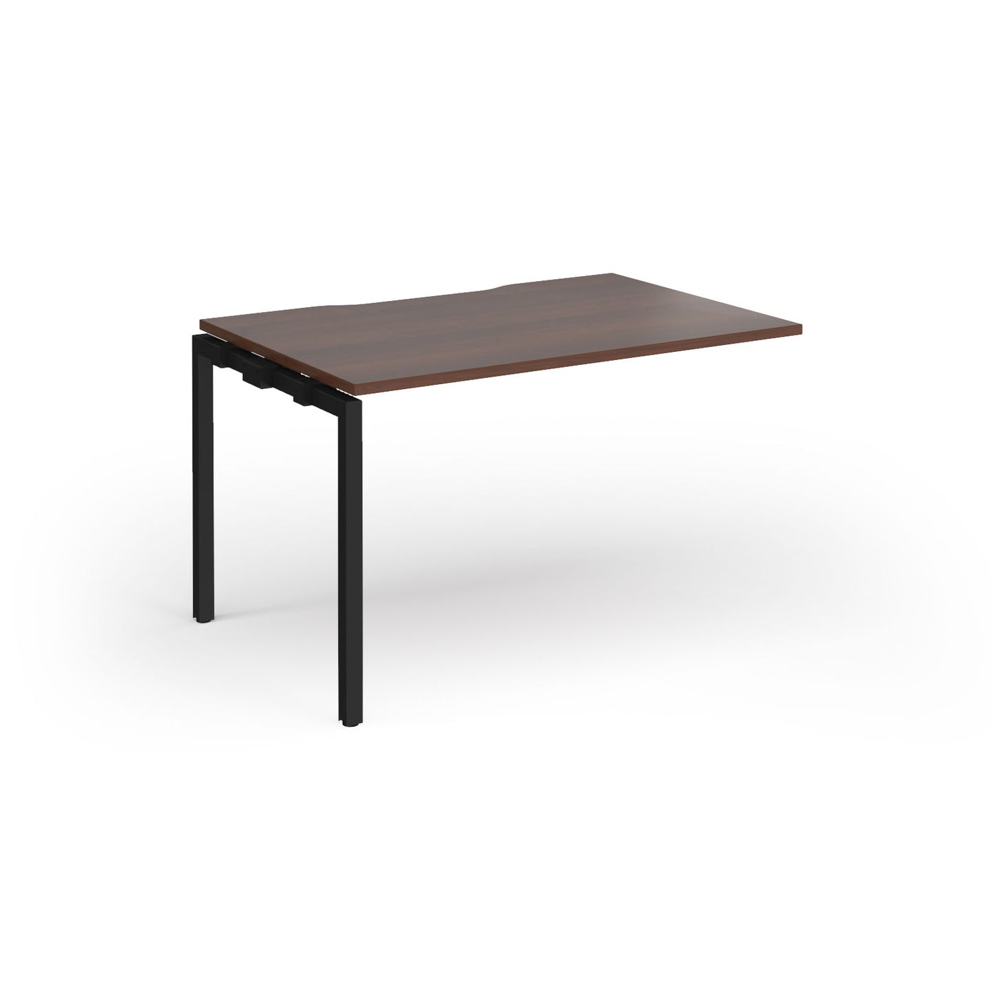 Connex Plus Goal Post Single Desk Add On 800mm deep - GCO128-AB-K-W