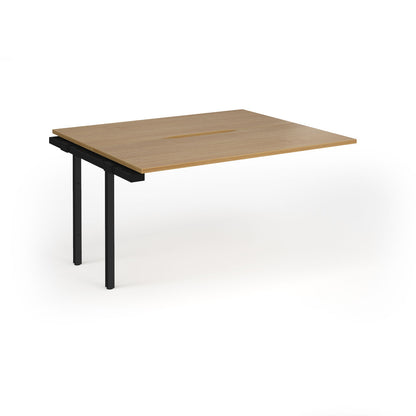 Connex Plus Goal Post back to back add on desks 1200mm deep - GCO1412-AB-K-O