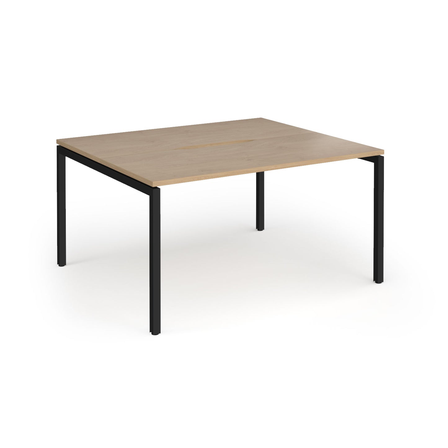 Connex Plus Goal Post back to back desks 1200mm deep - GCO1412-K-KO