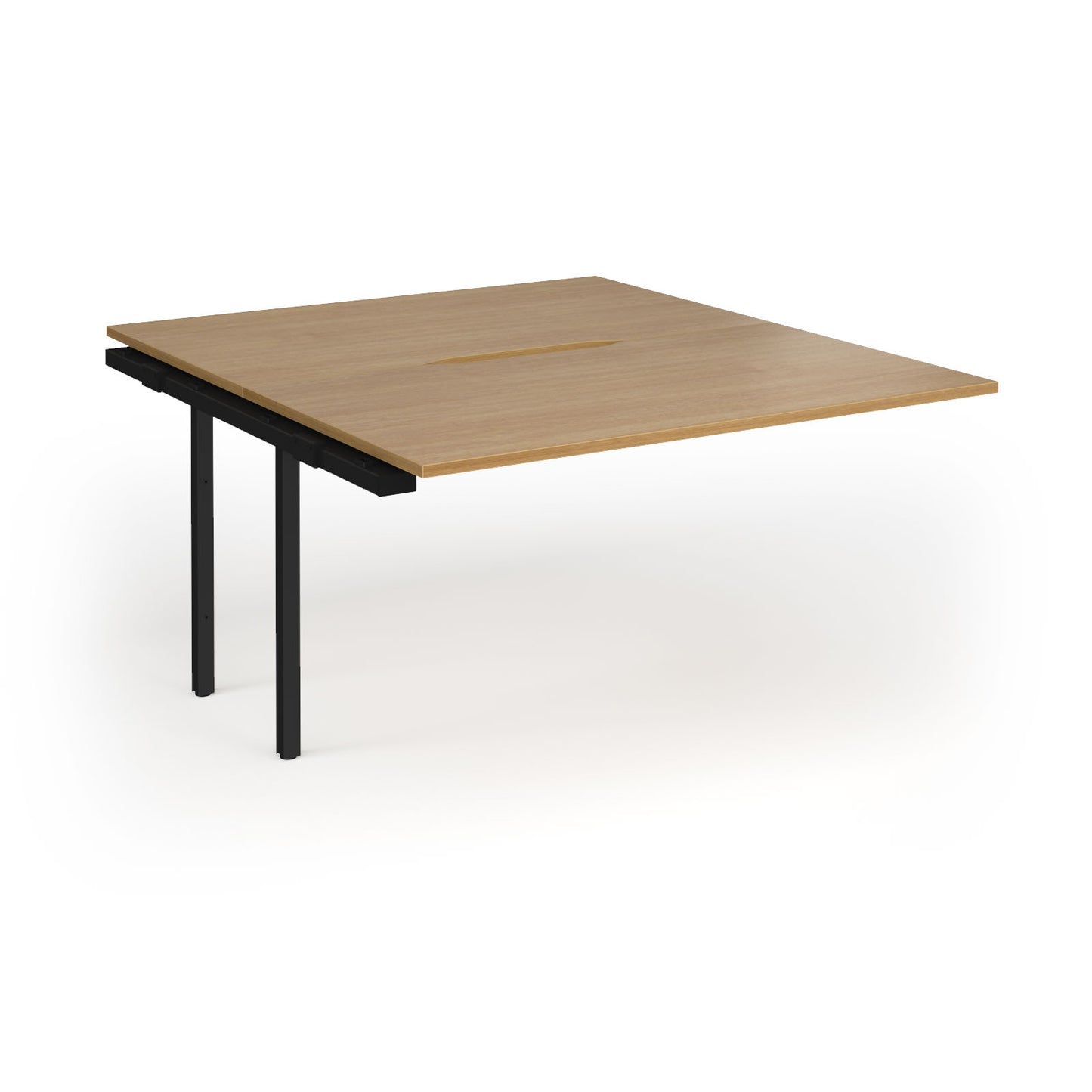 Connex Plus Goal Post back to back add on desks 1600mm deep - GCO1416-AB-K-O
