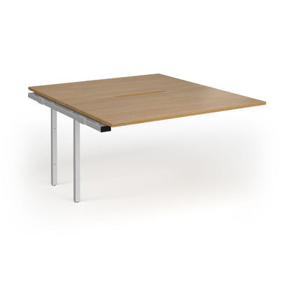 Connex Plus Goal Post back to back add on desks 1600mm deep - GCO1416-AB-S-O