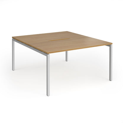 Connex Plus Goal Post back to back desks 1600mm deep - GCO1416-S-O