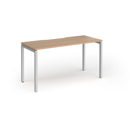 Connex Plus Goal Post Single Desk 600mm deep - GCO146-S-B