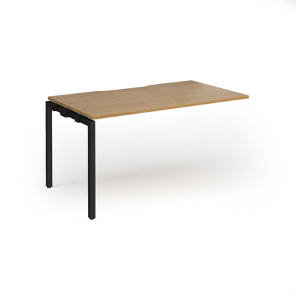 Connex Plus Goal Post Single Desk Add On 800mm deep - GCO148-AB-K-O