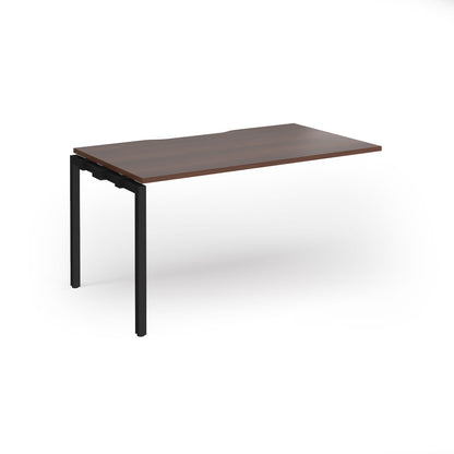 Connex Plus Goal Post Single Desk Add On 800mm deep - GCO148-AB-K-W
