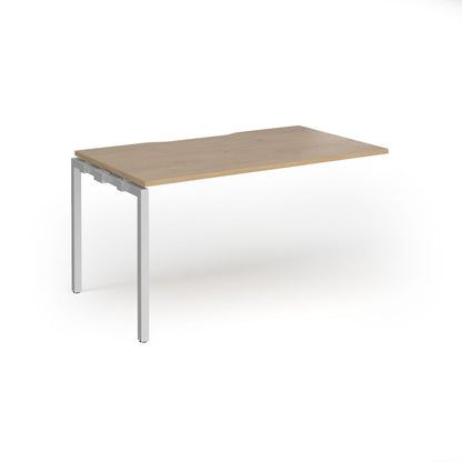 Connex Plus Goal Post Single Desk Add On 800mm deep - GCO148-AB-S-KO