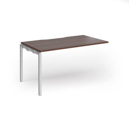 Connex Plus Goal Post Single Desk Add On 800mm deep - GCO148-AB-S-W