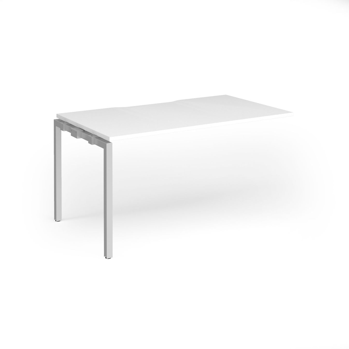 Connex Plus Goal Post Single Desk Add On 800mm deep - GCO148-AB-S-WH