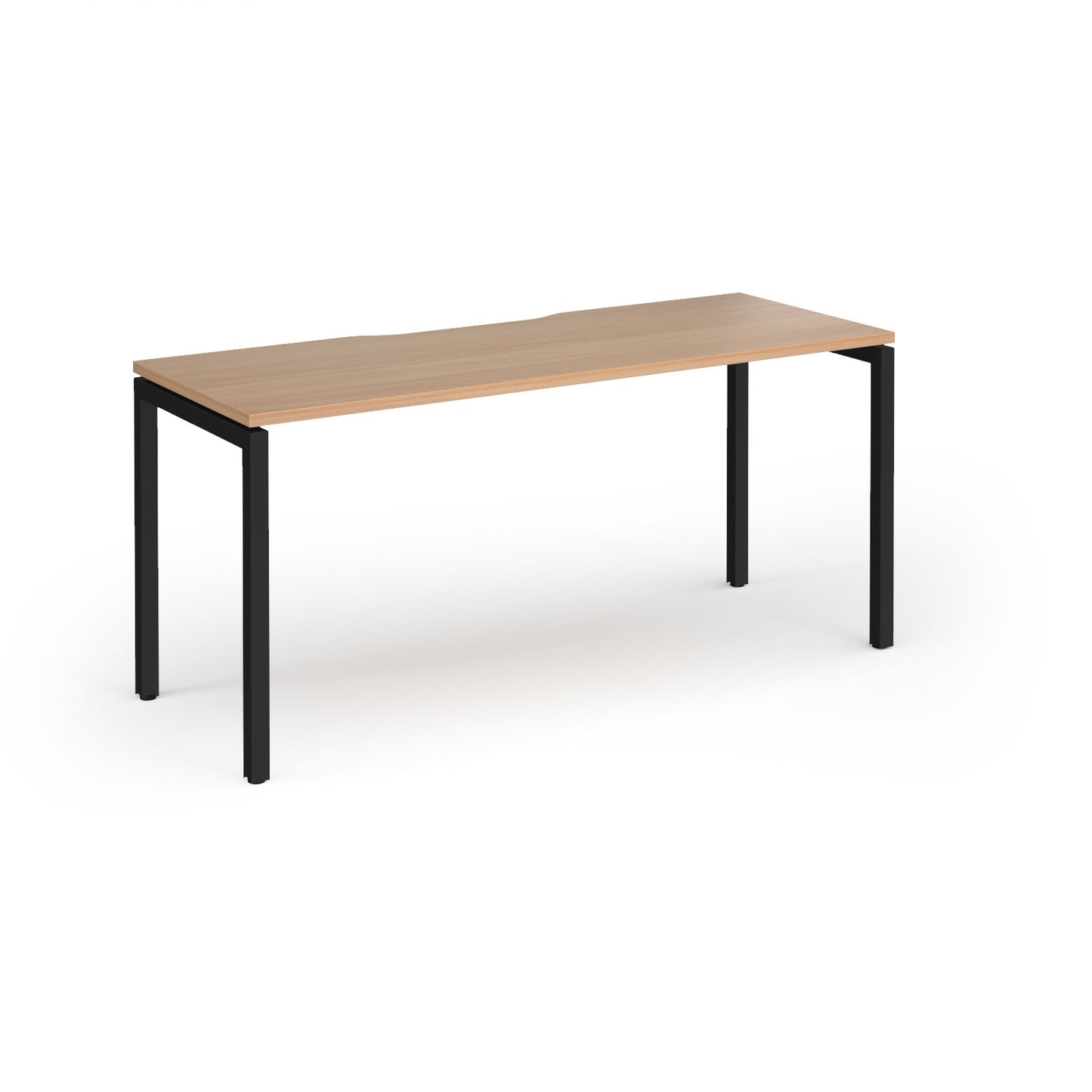 Connex Plus Goal Post Single Desk 600mm deep - GCO166-K-B