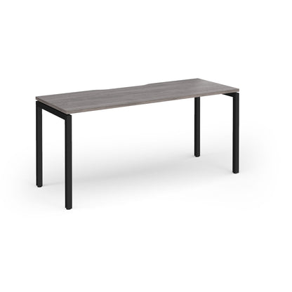 Connex Plus Goal Post Single Desk 600mm deep - GCO166-K-GO