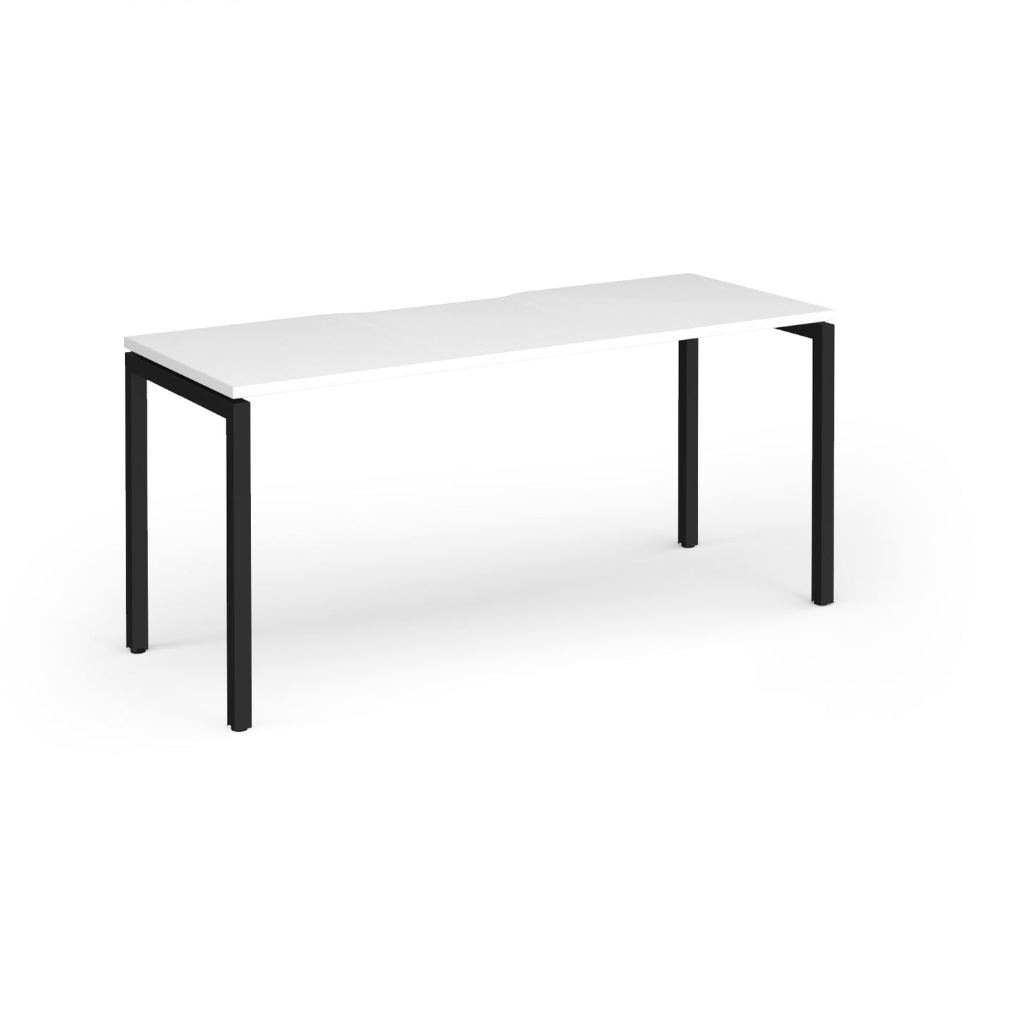 Connex Plus Goal Post Single Desk 600mm deep - GCO166-K-WH