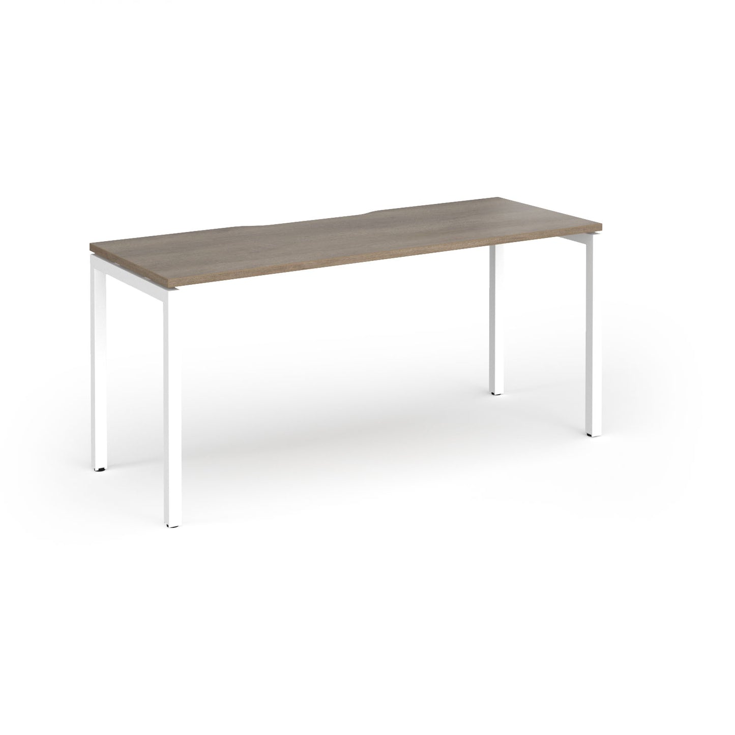 Connex Plus Goal Post Single Desk 600mm deep - GCO166-WH-NO