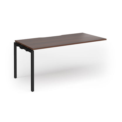 Connex Plus Goal Post Single Desk Add On 800mm deep - GCO168-AB-K-W