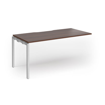 Connex Plus Goal Post Single Desk Add On 800mm deep - GCO168-AB-S-W