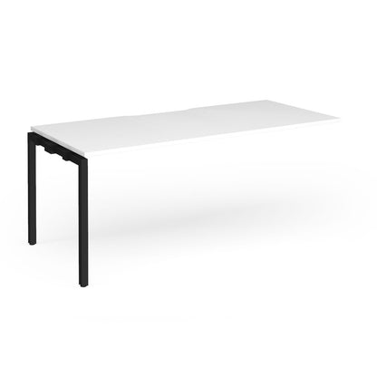 Connex Plus Goal Post Single Desk Add On 800mm deep - GCO188-AB-K-WH