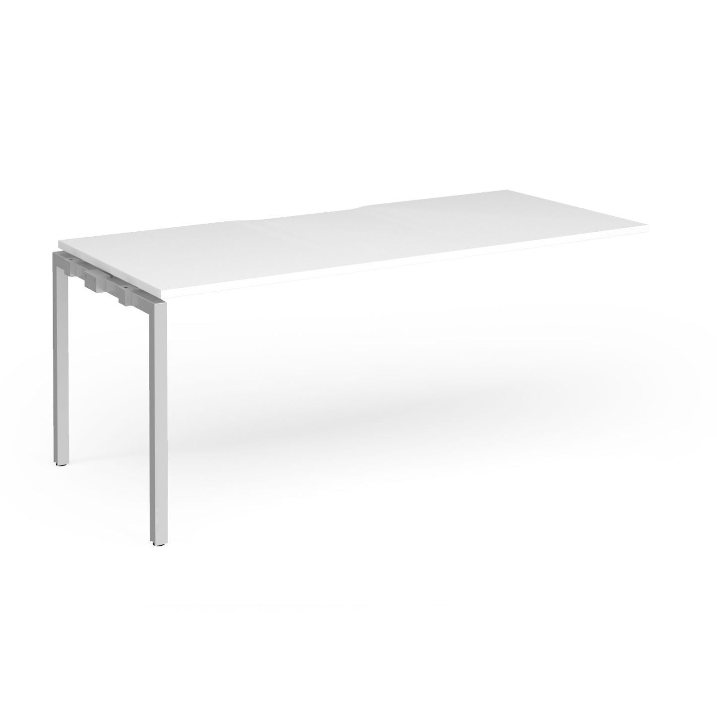 Connex Plus Goal Post Single Desk Add On 800mm deep - GCO188-AB-S-WH
