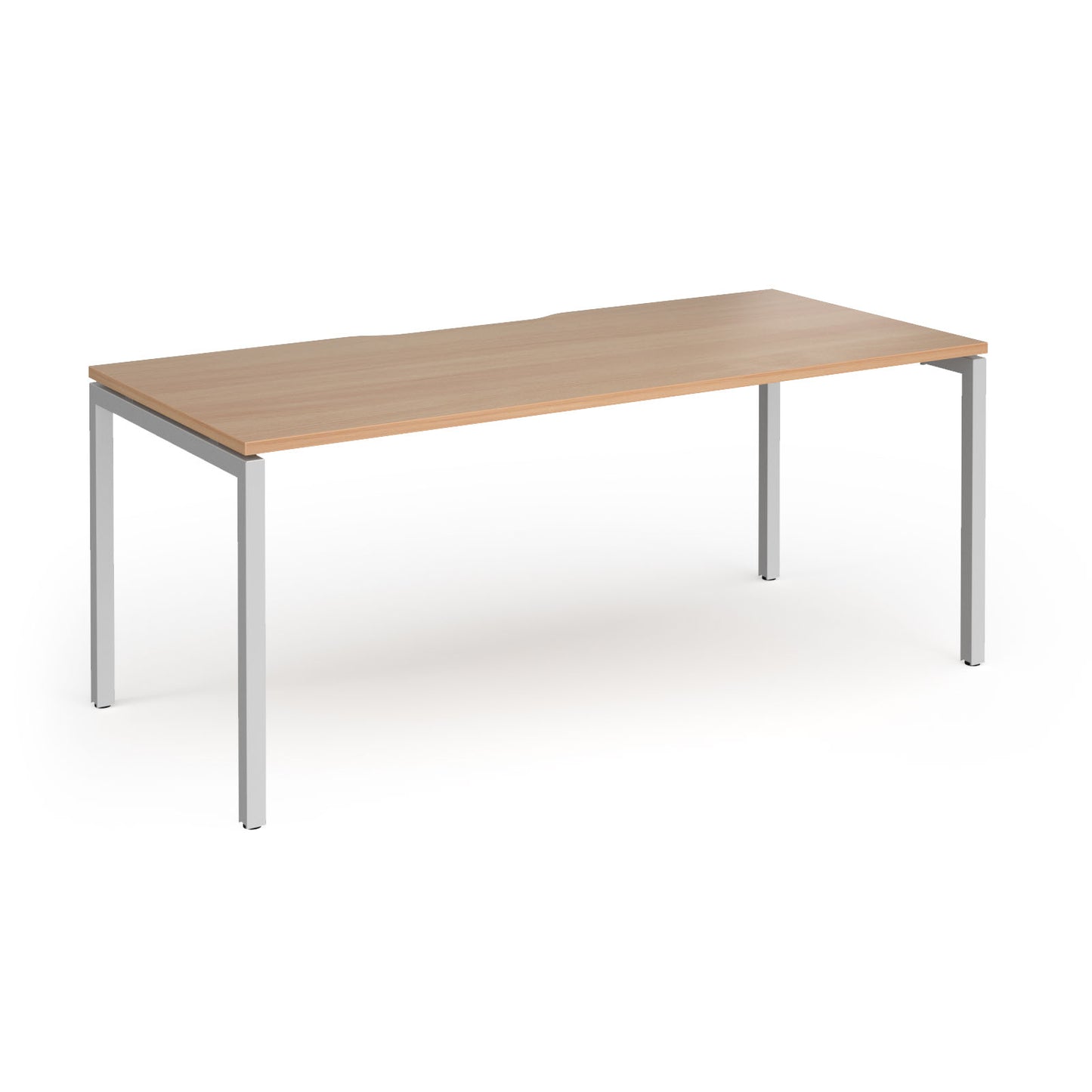 Connex Plus Goal Post Single Desk 800mm deep - GCO188-S-B