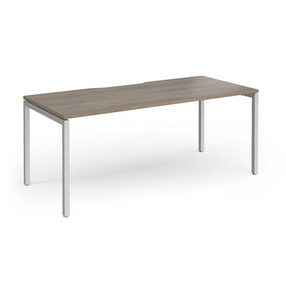Connex Plus Goal Post Single Desk 800mm deep - GCO188-S-NO
