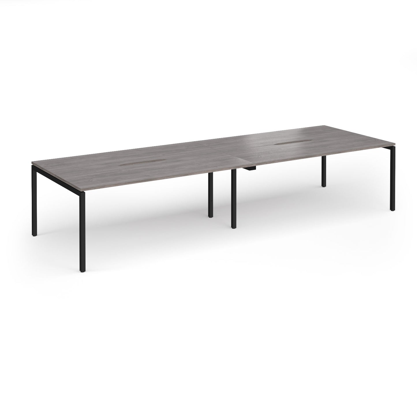 Connex Plus Goal Post Double Back to Back Desks 1200mm deep - GCO36L12-K-GO