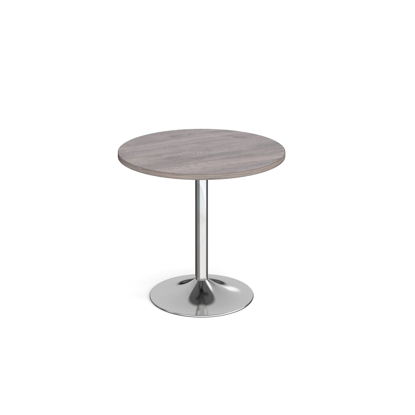 Genoa circular dining table with trumpet base